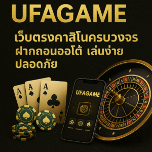 ภาพประกอบเว็บคาสิโน UFAGAME เล่นผ่านมือถือ เว็บตรงไม่ผ่านเอเย่นต์